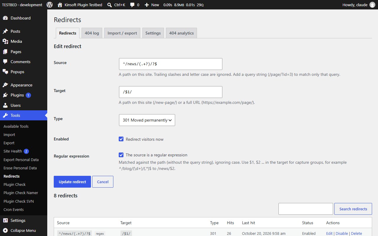 Pro: a regular expression redirect with a capture group